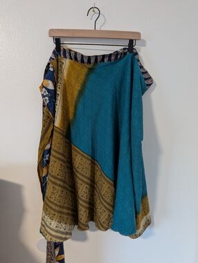 Darn Good Yarn Sari Wrap Skirt